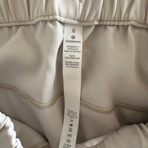 Beige / off white lululemon skirt - Picture 2 of 3